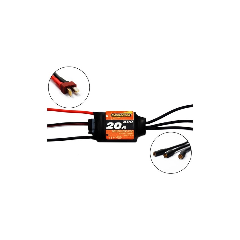 Overlander XP2 20A Brushless RTF (With Deans & 3.5mm Bullets) Speed Controller 2725