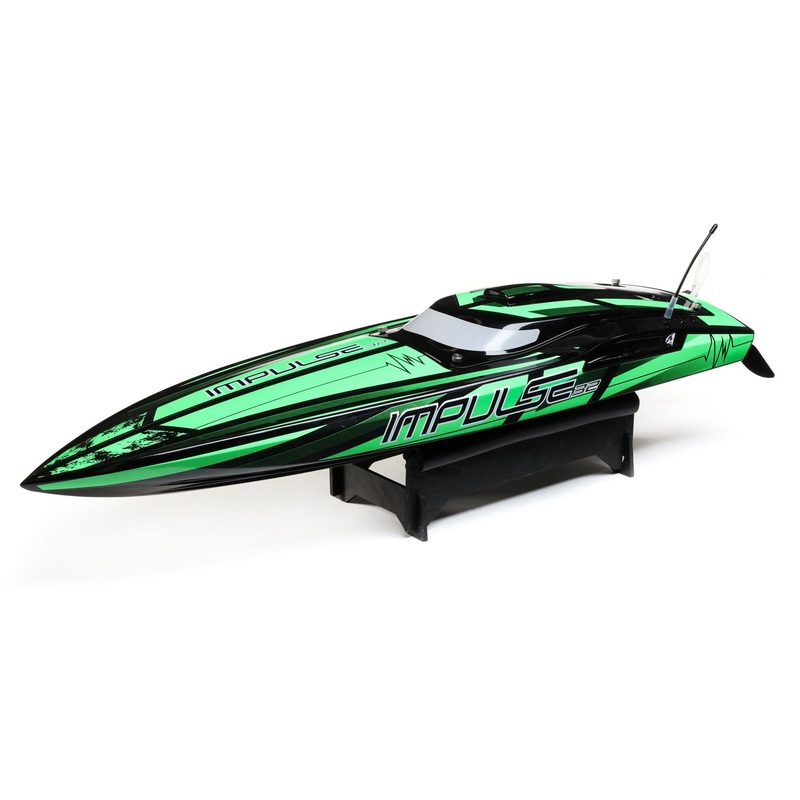 ProBoat Impulse 32 Brushless Deep-V RTR with Smart – Black/Green PRB08037T1