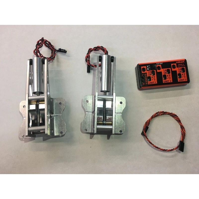 Robart Hangar9 KI-43 Oscar Electric Retracts with Controller HA9-KI43E