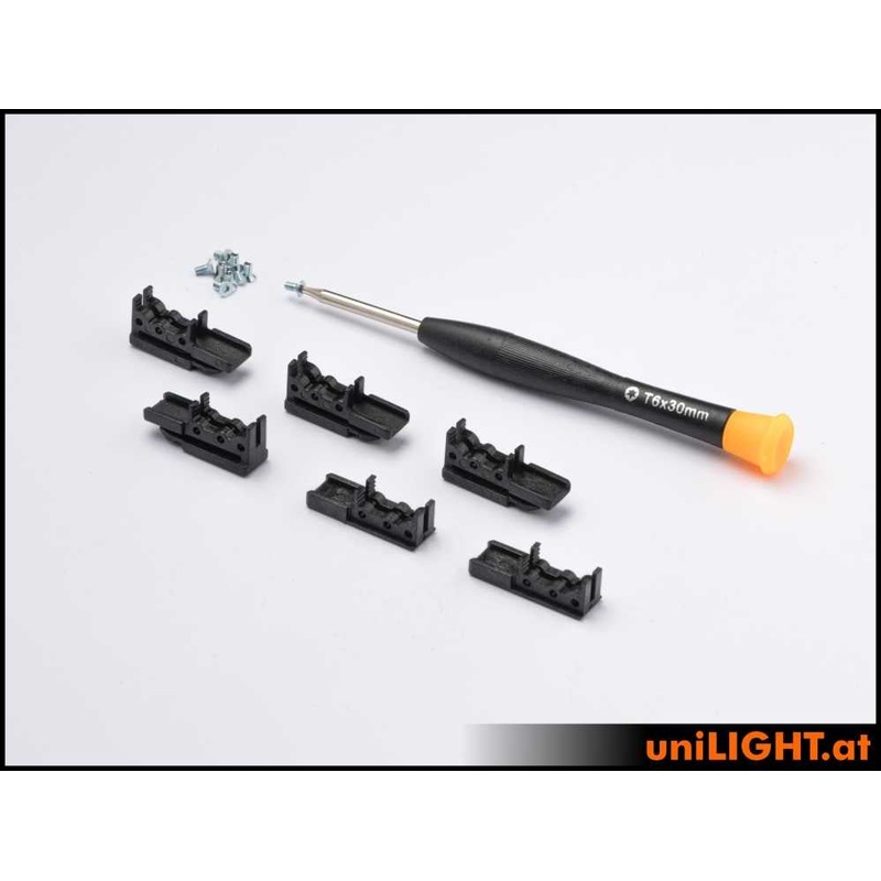 UniLight Cable Routing Clips-Set – Black CABLE-CLIPS-BK