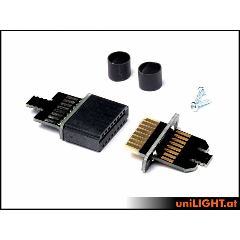 UniLight UniConnect Lite Cable Connection Set 6 Primary (2 Servos) 4 Secondary Assembled with Wire LITE-6P4S
