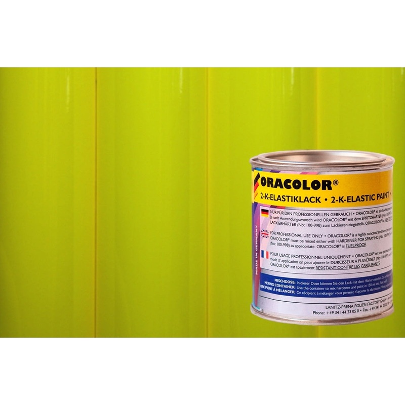 ORACOLOR for ORACOVER 2-K-Elastic Varnish Fluorescent Yellow Paint (160ml) from Oracover 121-031