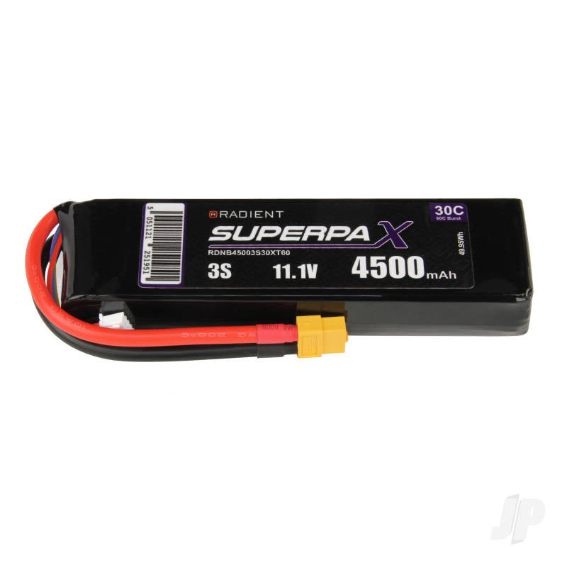 Radient LiPo 3S 4500mAh 11.1V 30C XT60 RDNB45003S30XT60