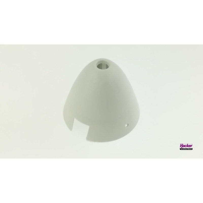 45mm Turbo Light Spinner Cap White for Folding Prop from Hacker 27874901