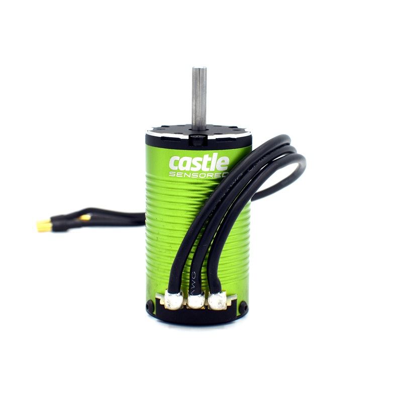 Castle Creations MOTOR, 4-POLE SENSORED BRUSHLESS 1412-3200KV 5MM CC060-0096-00