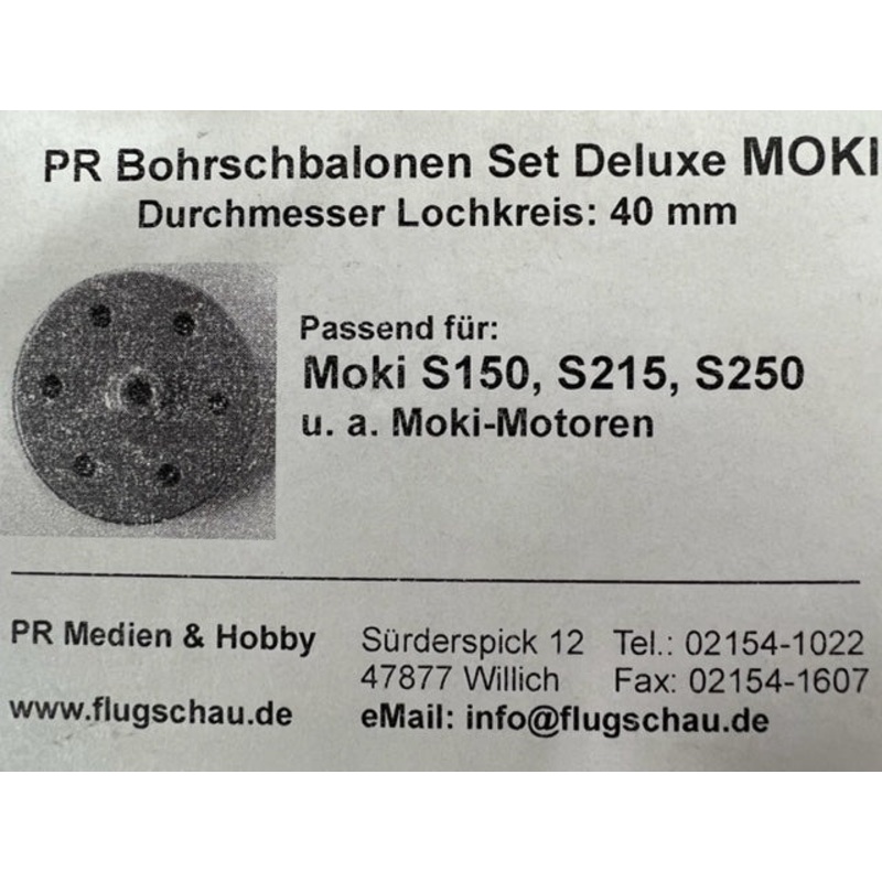 Drill Jig for Moki S150 , S180, S215 & S250 Engines with 6 Bolt 40mm PCD Hubs