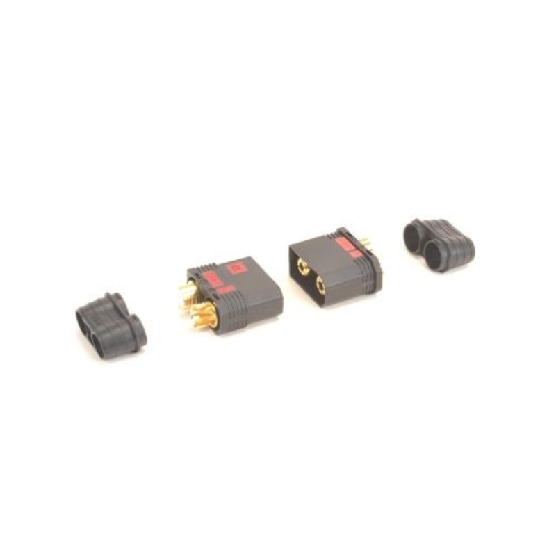 QS8 Anti Spark Connectors MALE & FEMALE – PAIR CR839 from Core RC