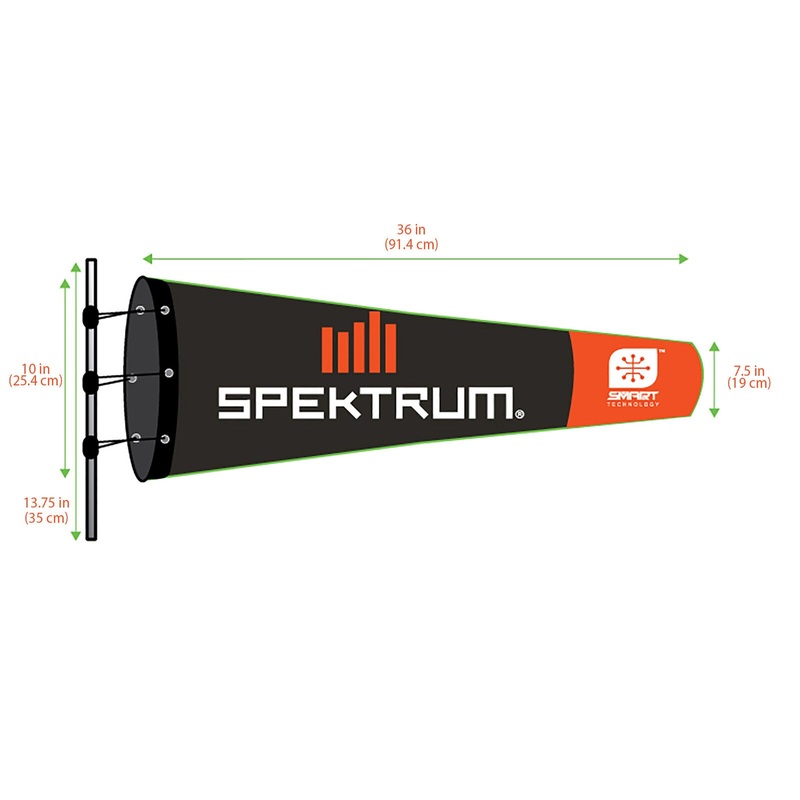 Spektrum Smart Airfield Windsock 10x36in SPMPWS100