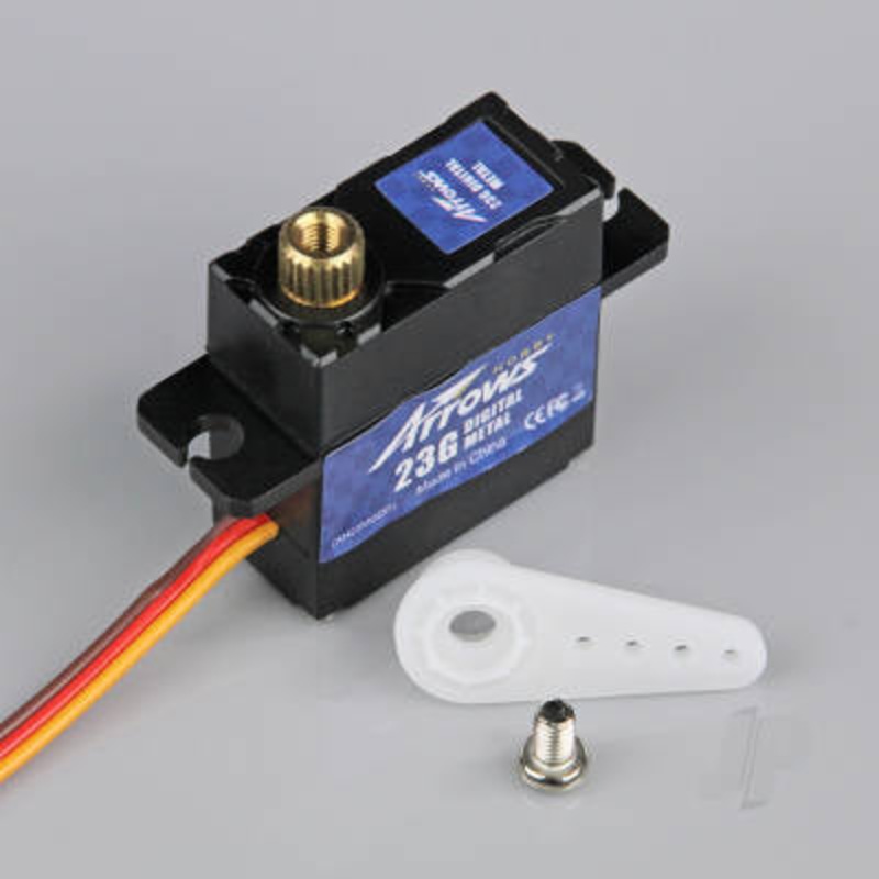Arrows Hobby 23g Digital Servo (Metal Gear) (for Edge 540 and Husky Ultimate) ARRSER23MGP