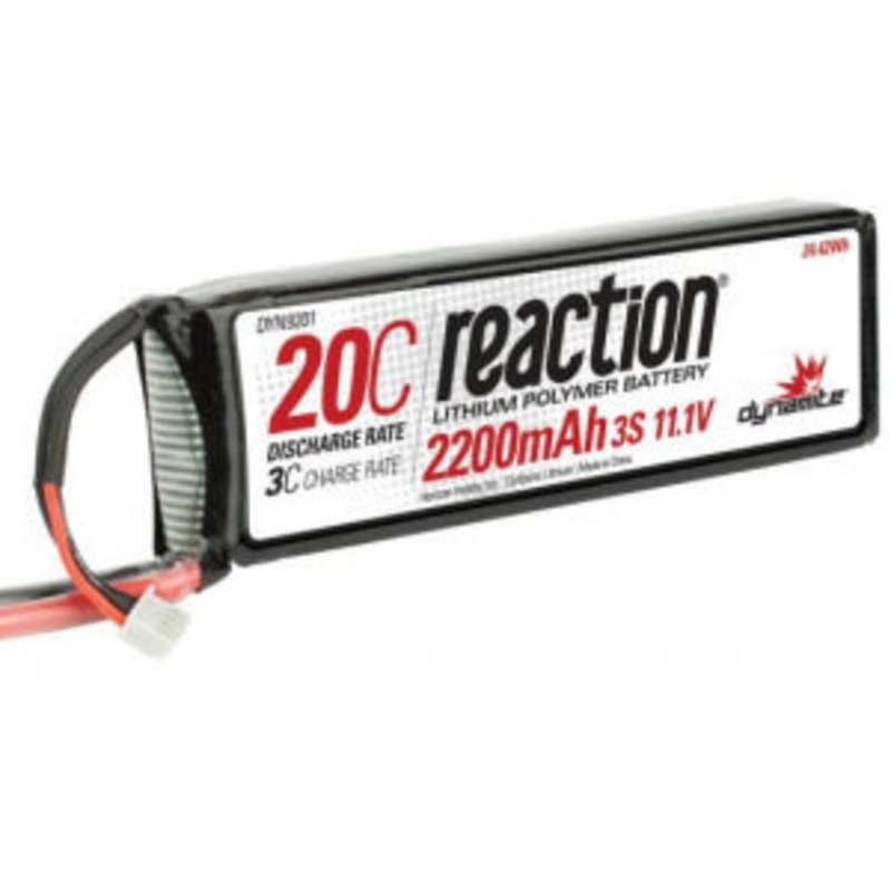 Dynamite Battery LiPo 11.1V 2200mAh 3S 20C 13A DYN9201