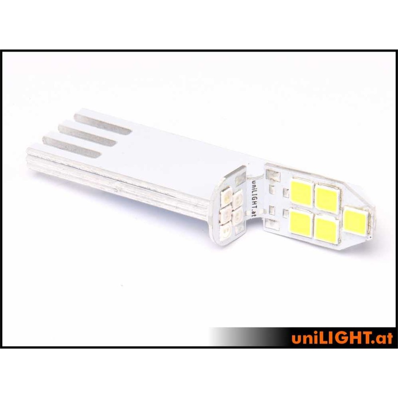 UniLight 15mm DUALREC navigation+strobe, 32Wx2 T-Fuse Red-White DUALREC15F-320×2-RTWE