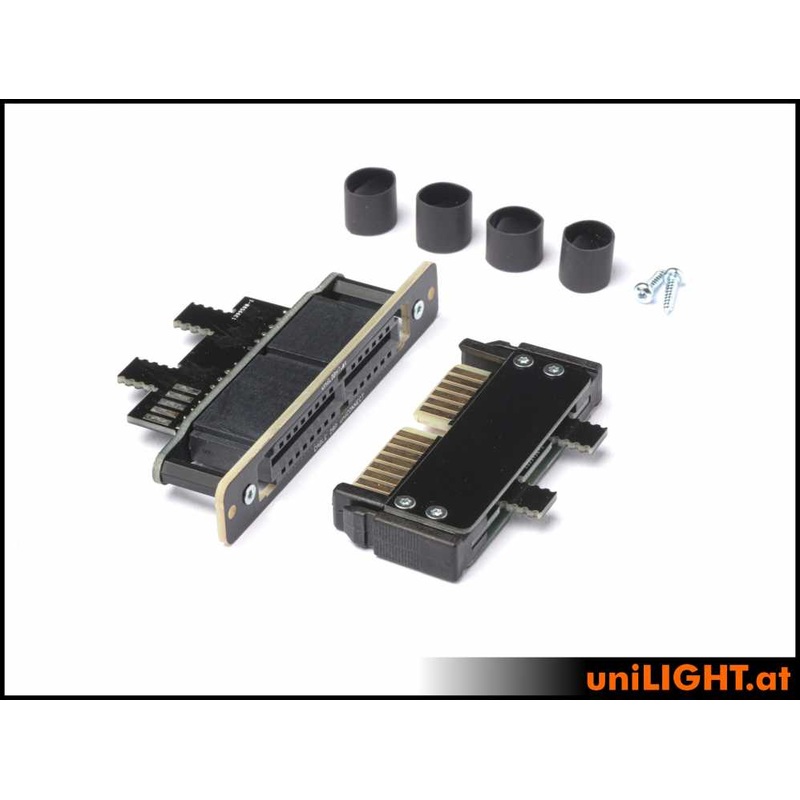 UniLight Locking Cable Connection, 9 Primary (3 Servos) 10 Secondary Pins (Assembled (2 Pair, M/F)