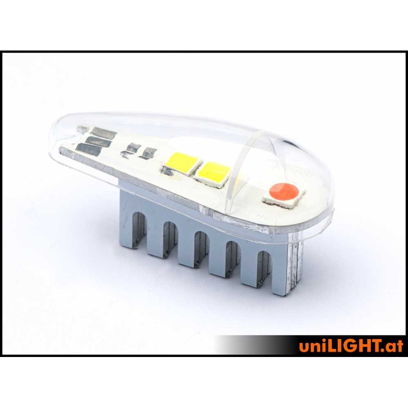UniLight 18mm Dual Navigation + Strobe Light, 12Wx2, L+R Set – Red-Green