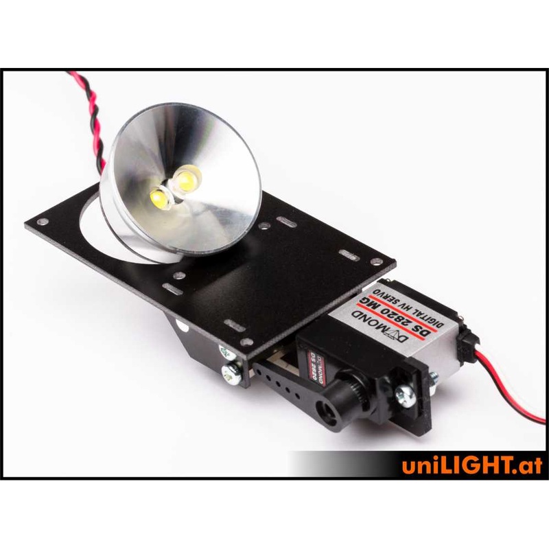 UniLight 35mm Drop-Out Spotlight HV, 8Wx2, T-Fuse – White