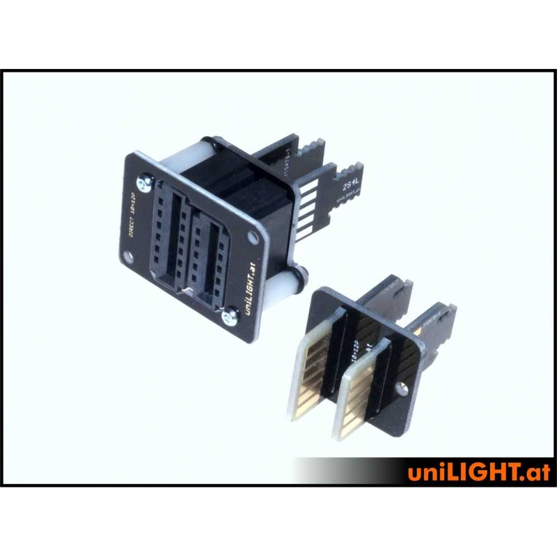 UniLight Direct Cable Connection, 6 Primary (2 Servo) 10 Secondary Pins (Assembled (2 Pair, M/F)