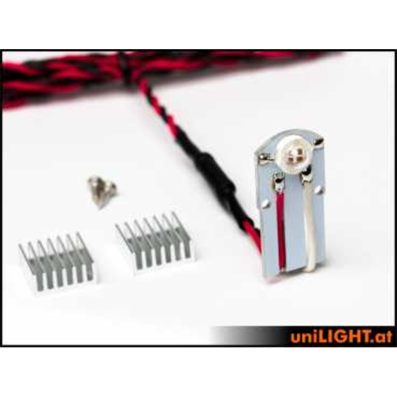 UniLight Flat Strobe Light, 8Wx2, T-Fuse – White