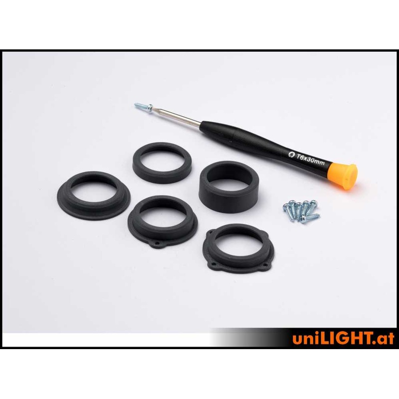 UniLight Spot Mounting Frame 26mm – Black