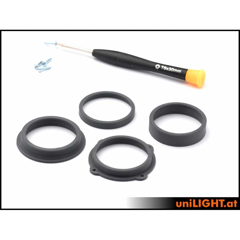 UniLight Spot Mounting Frame 30mm – Black