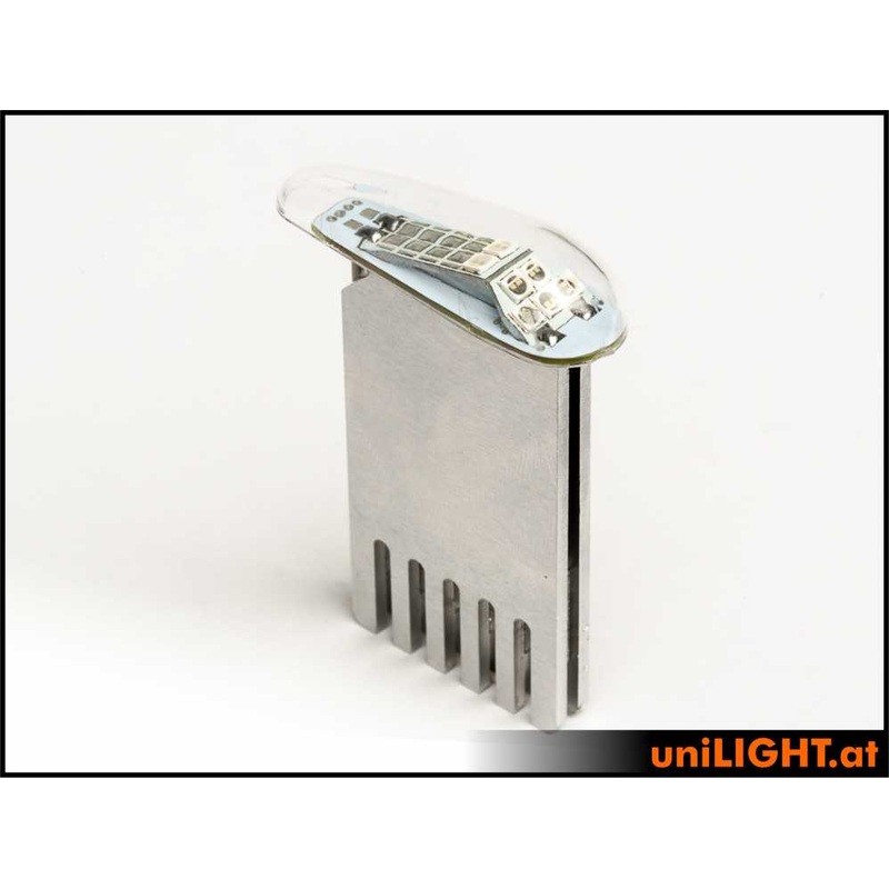 UniLight 14mm Pro Navigation Light, 12Wx2, T-Fuse – Red