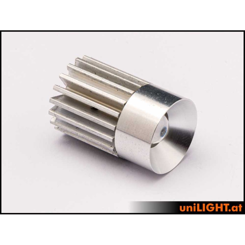 UniLight 19mm Alu-Spotlight, 5Wx2 – White