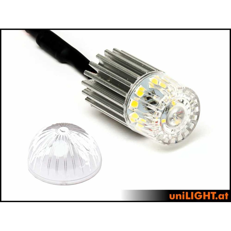 UniLight 19mm Round Navigation Light, 20Wx2, T-Fuse – Green