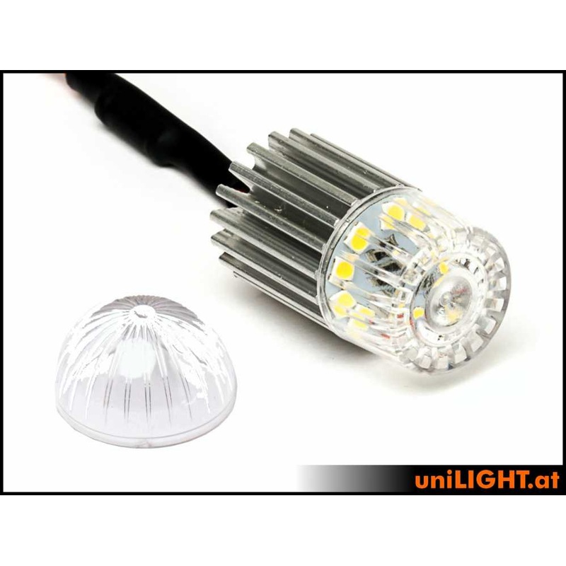 UniLight 19mm Round Navigation Light, 5Wx2 – Red