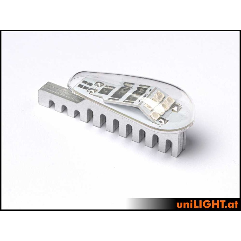 UniLight 20mm Pro Navigation Light, 7Wx2, Short – White
