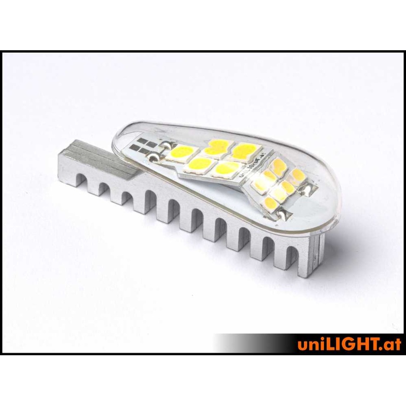 UniLight 20mm Pro Strobe Light, 40Wx2, Short – White
