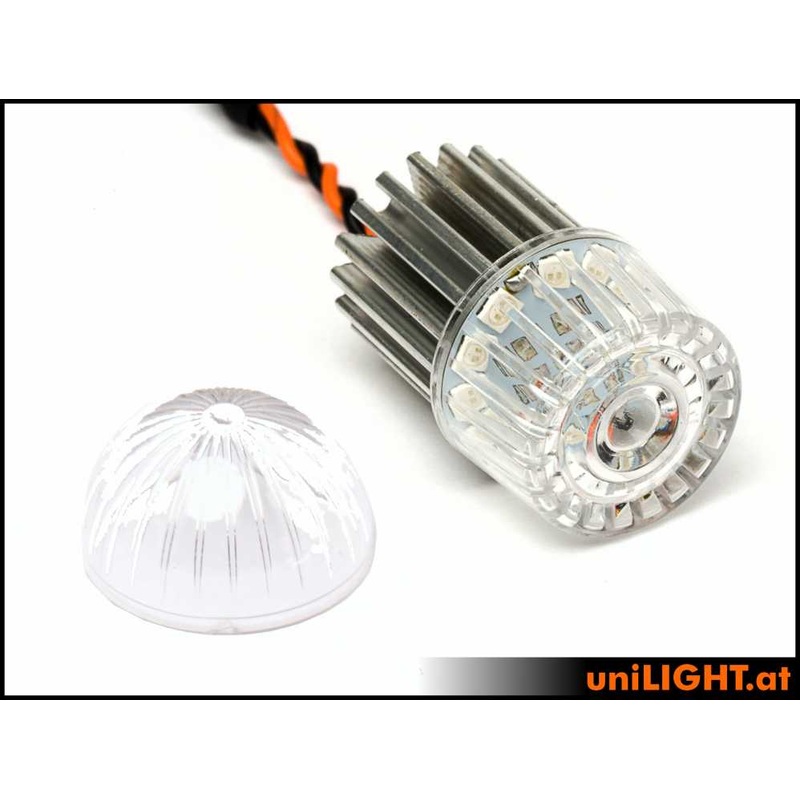 UniLight 22mm Round Navigation Light, 4Wx2, Short – Green