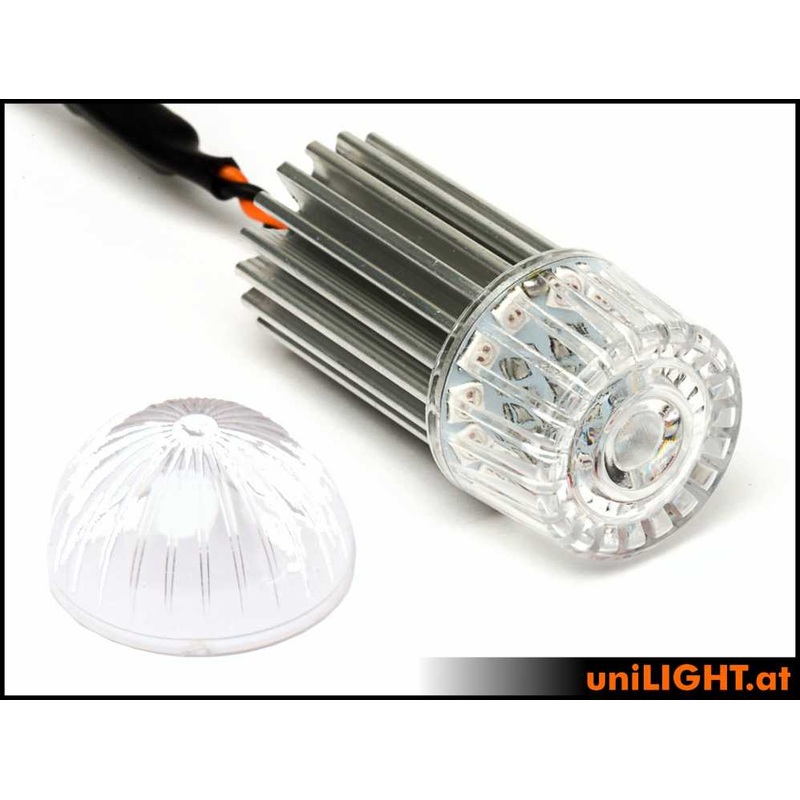 UniLight 22mm Round Navigation Light, 6Wx2 – White
