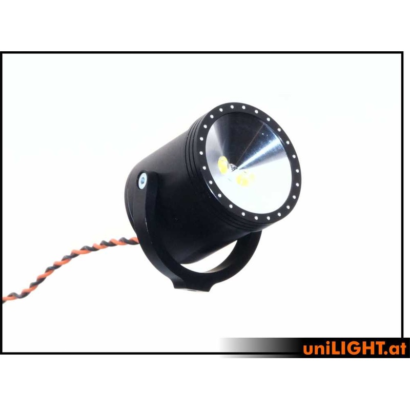 UniLight 40mm Searchlight, 14Wx2, T-Fuse – White