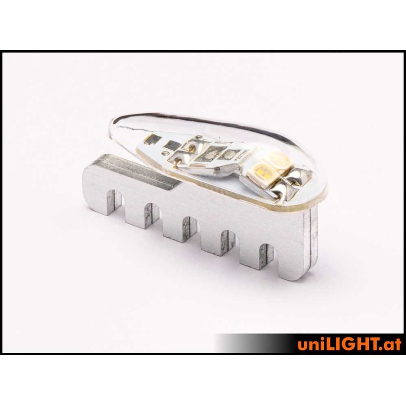 UniLight 9mm Pro Navigation Light, 2.5Wx2, Short – Red