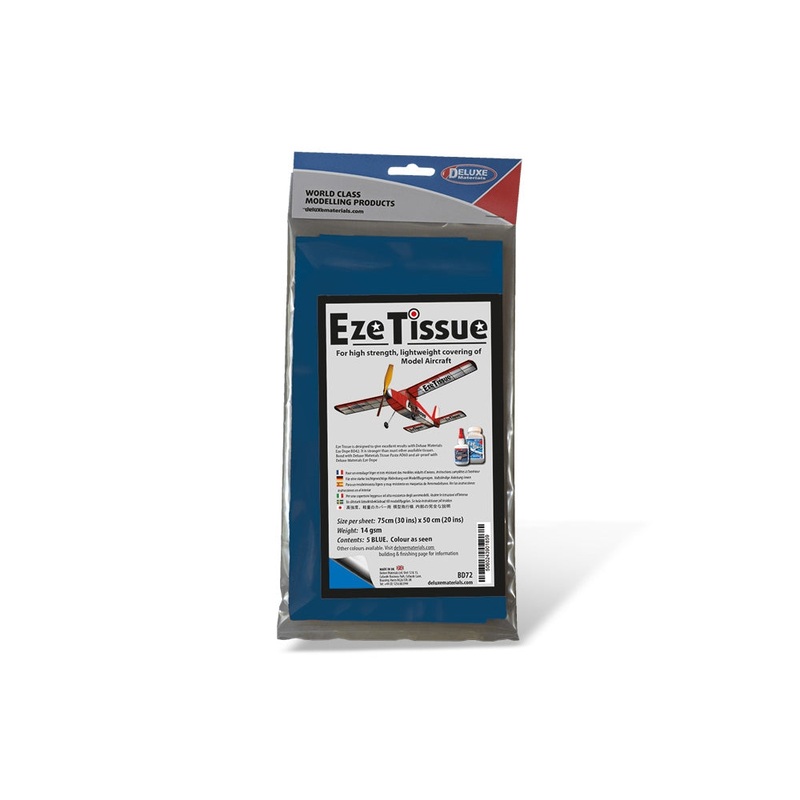 Deluxe Materials Eze Tissue (Blue) (5 sheets per pack) BD72
