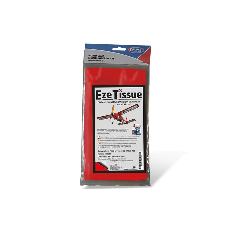 Deluxe Materials Eze Tissue (Red) (5 sheets per pack) BD71