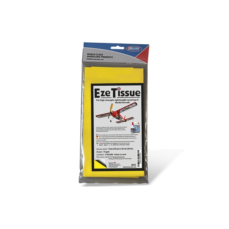 Deluxe Materials Eze Tissue (Yellow) (5 sheets per pack) BD70
