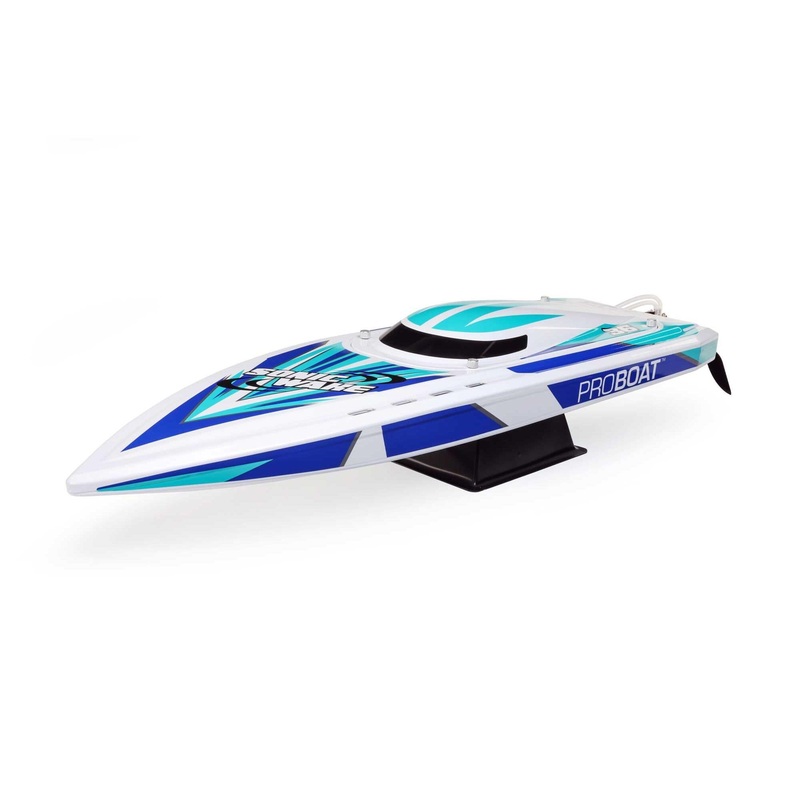 ProBoat Sonicwake V2 36 Self-Righting Brushless Deep-V RTR – Blue/White PRB08032V2