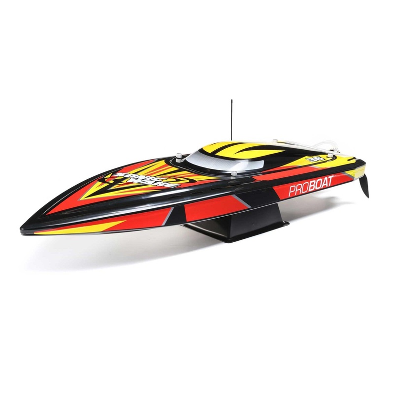 ProBoat Sonicwake V2 36 Self-Righting Brushless Deep-V RTR – Red/Black PRB08032V2