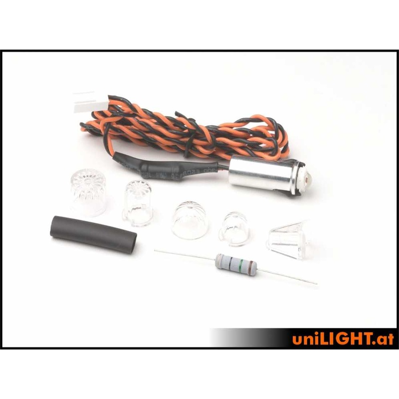 UniLight 10mm Pin Flash Light, 4W – Red