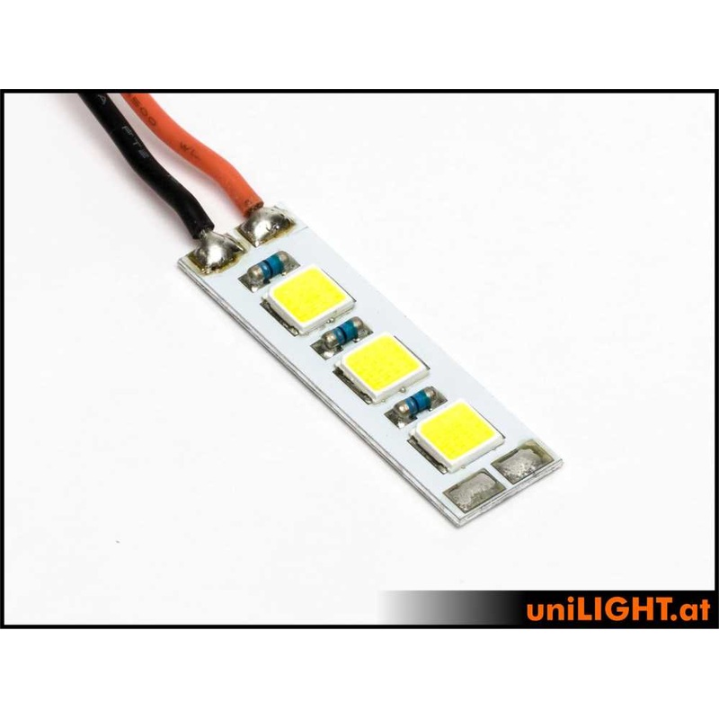 UniLight 10mm Strobe Light Module, 18Wx3 – White-8V