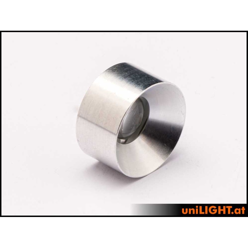 UniLight 19mm landing gear headlight, 6Wx2, SHORT – White