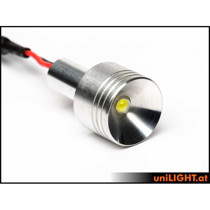UniLight 20mm Alu-Spotlight, 4W – White