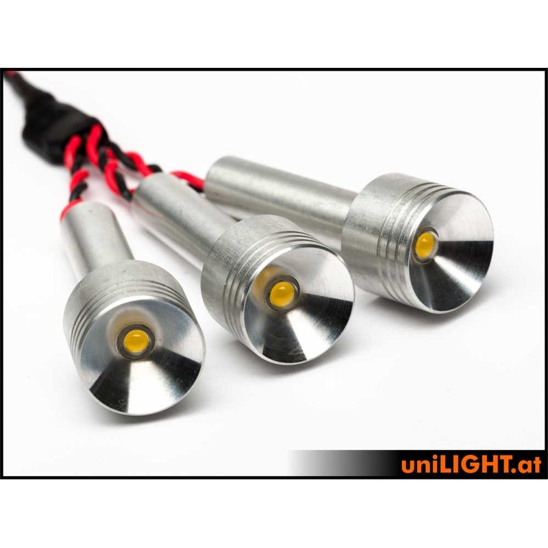 UniLight 20mm Triple-Spotlight, 3x8W – White