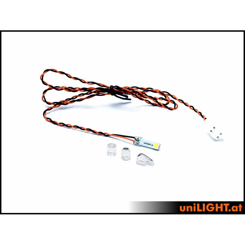 UniLight 5mm PRO Navigation Light, 1Wx2, Short – White