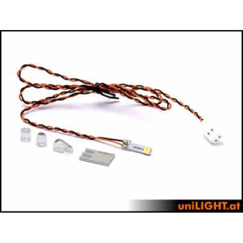UniLight 5mm PRO Navigationlight, 2Wx2 – White