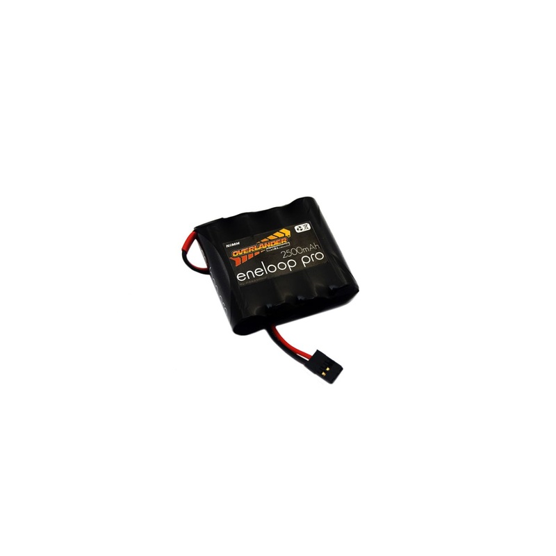 Overlander Eneloop Pro AA 2500mAh 4.8V Flat NiMH Battery – JR Connector 2782