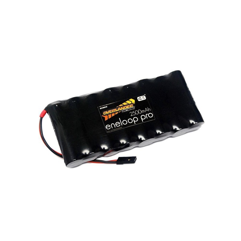 Overlander Eneloop Pro AA 2500mAh 9.6V Flat NiMH Battery – JR Connector 2786