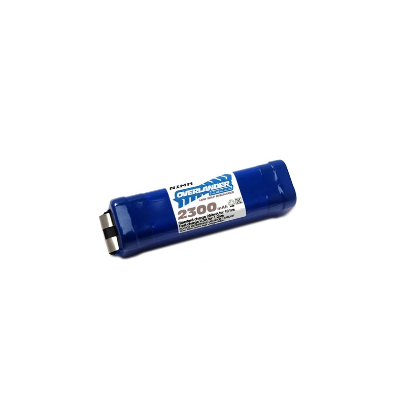 Overlander LSD AA 2300mAh  9.6V Push Fit Square NiMH Battery 2730
