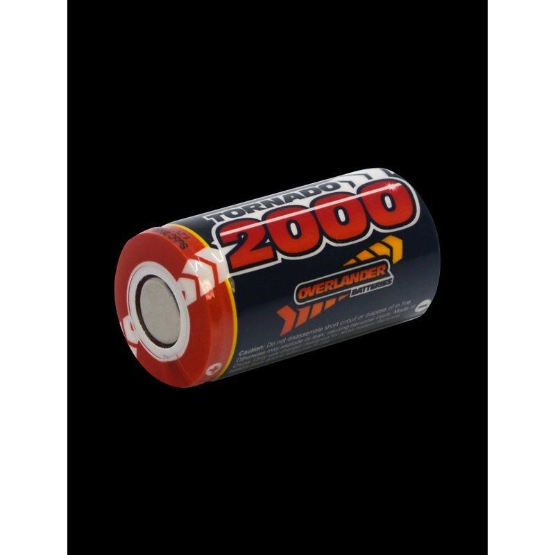 Overlander SubC 2000mAh 1.2V NiMH Cell – Tagged 2668