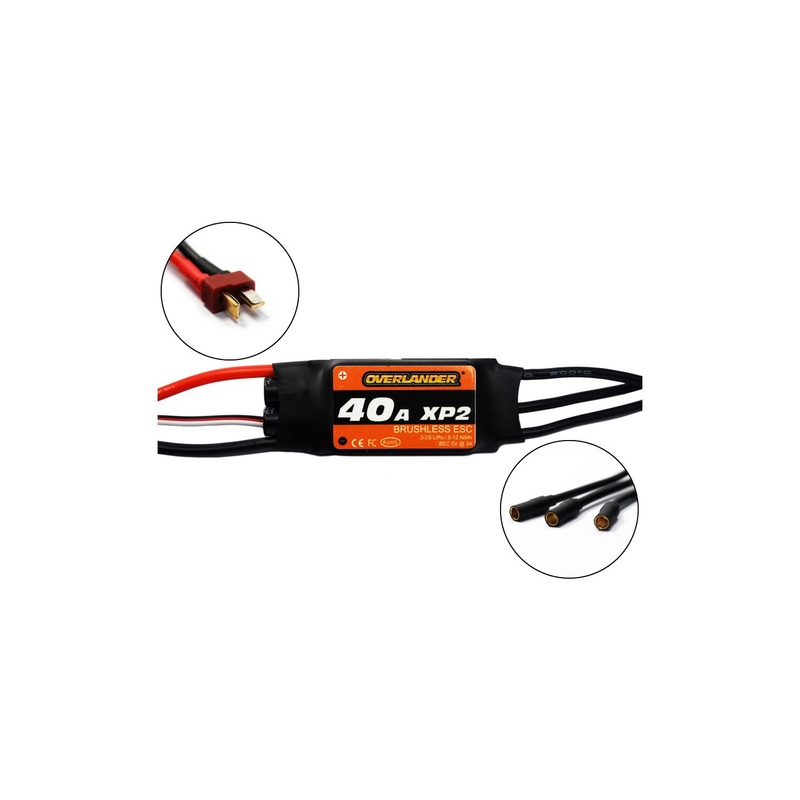 Overlander XP2 40A Brushless RTF (With Deans & 3.5mm Bullets) Speed Controller 2723