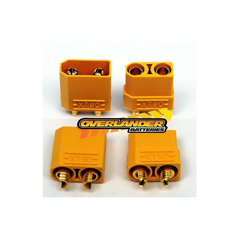 Overlander XT90 Connectors (2 Pairs) 2626